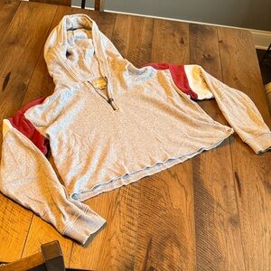 American Eagle Gray Zip-Up Sweatshirt